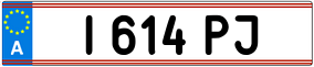 Truck License Plate